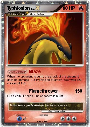 Pokemon Typhlosion