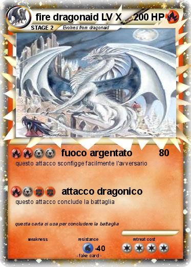 Pokemon fire dragonaid LV X