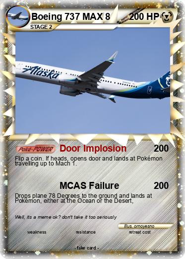 Pokemon Boeing 737 MAX 8