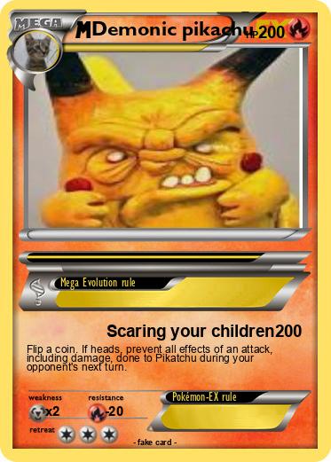 Pokemon Demonic pikachu