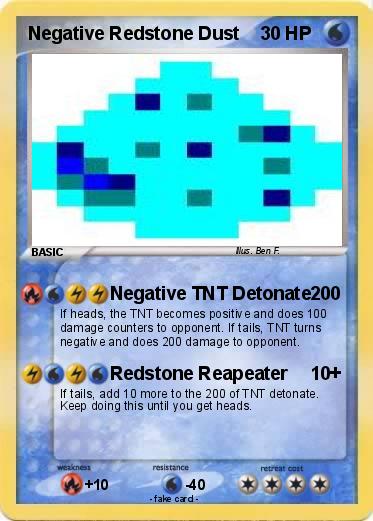 Pokemon Negative Redstone Dust