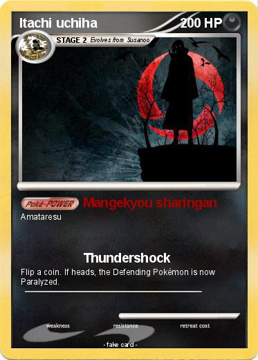 Pokemon Itachi uchiha
