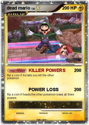 Pokemon dead mario