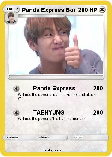 Pokemon Panda Express Boi