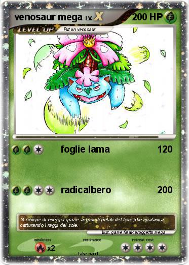 Pokemon venosaur mega