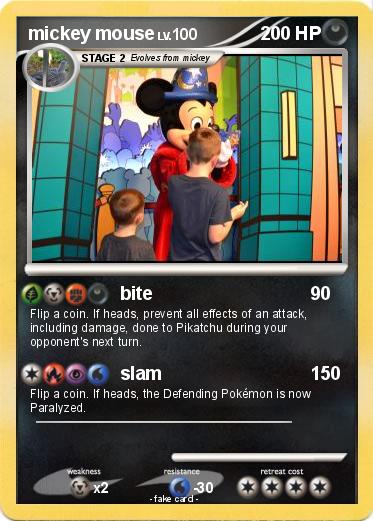 Pokemon mickey mouse