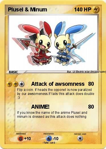 Pokemon Plusel & Minum