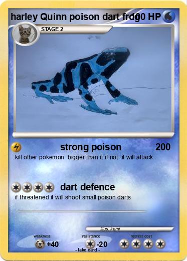 Pokemon harley Quinn poison dart frog