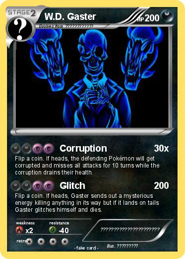 Pokemon W.D. Gaster