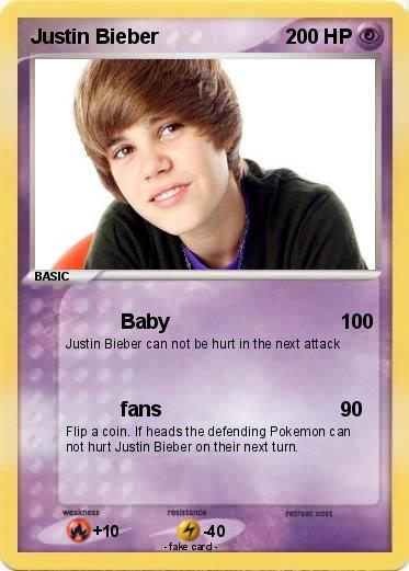 Pokemon Justin Bieber