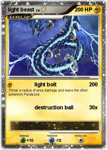 Pokemon light beast