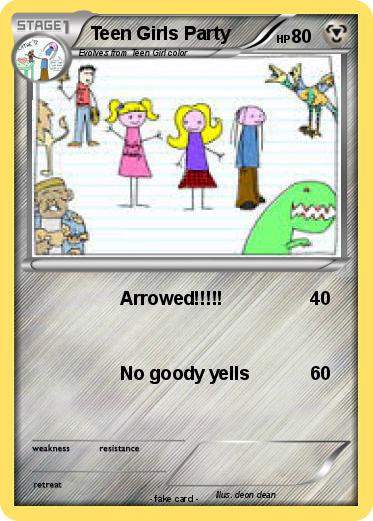 Pokemon Teen Girls Party