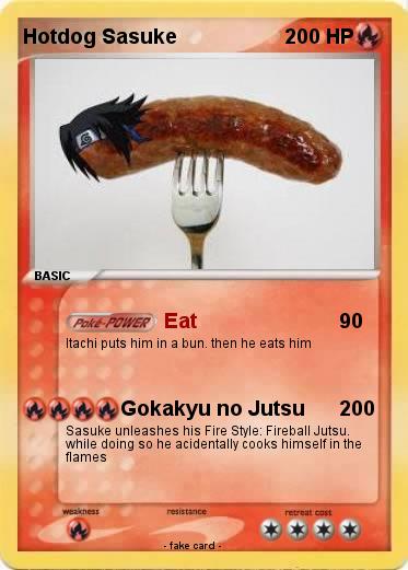 Pokemon Hotdog Sasuke