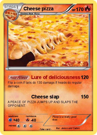 Pokemon Cheese pizza