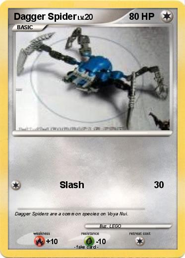 Pokemon Dagger Spider
