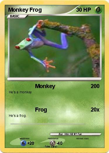 Pokemon Monkey Frog