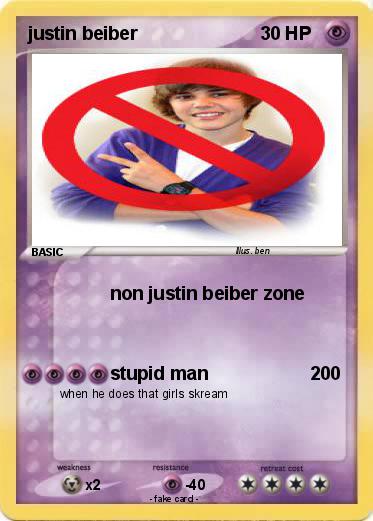 Pokemon justin beiber