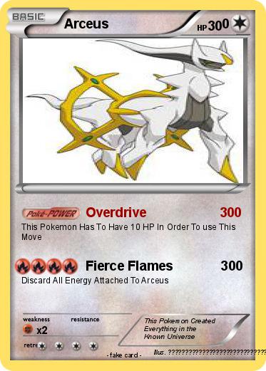 Pokemon Arceus                               0