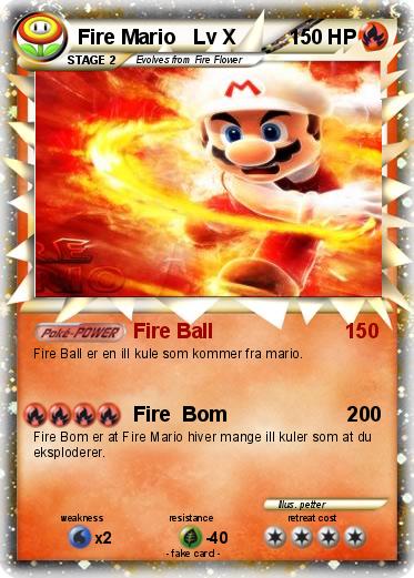 Pokemon Fire Mario   Lv X