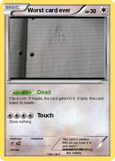 Pokemon Worst card ever