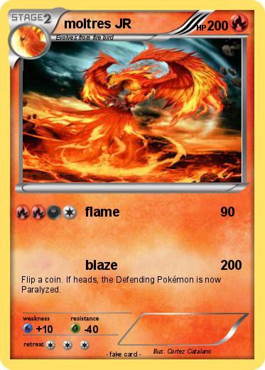 Pokemon moltres JR