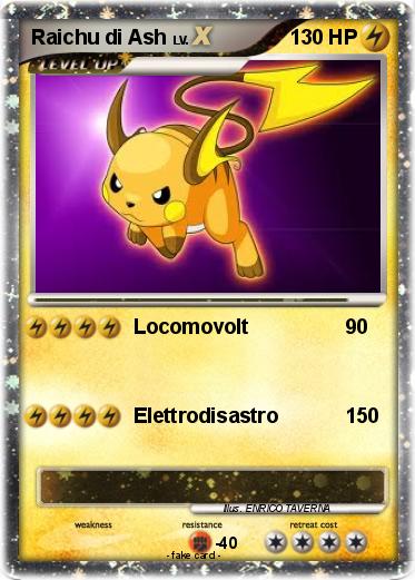 Pokemon Raichu di Ash