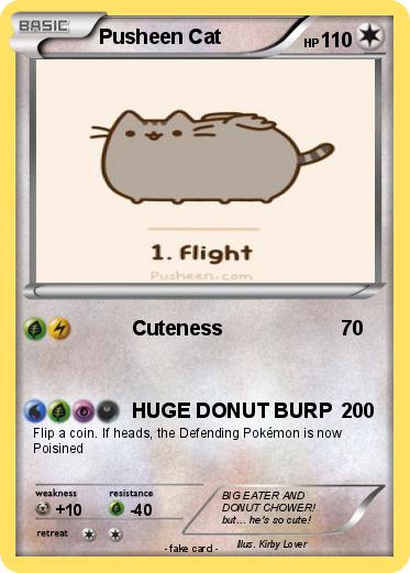 Pokemon Pusheen Cat