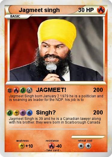 Pokemon Jagmeet singh
