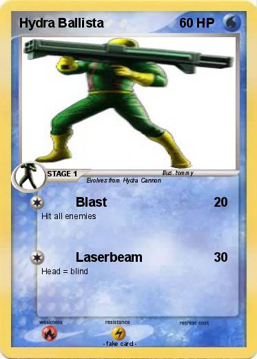 Pokemon Hydra Ballista