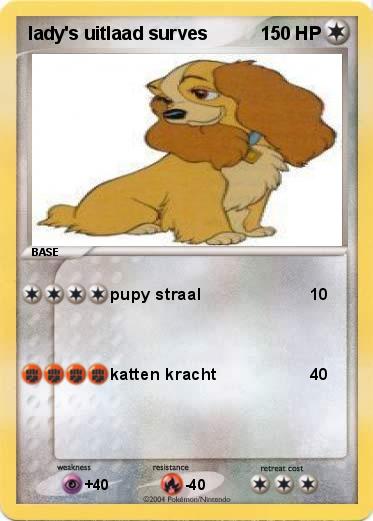 Pokemon lady's uitlaad surves