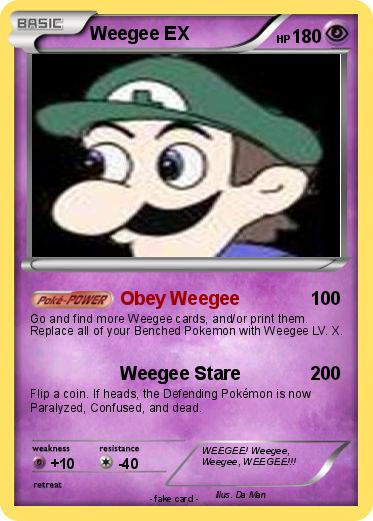 Pokemon Weegee EX