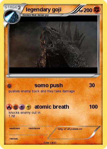 Pokemon legendary goji