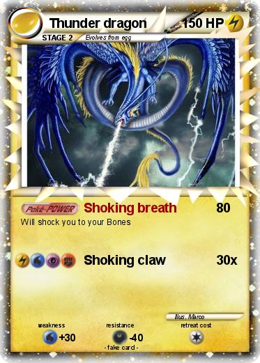Pokemon Thunder dragon