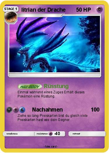 Pokemon litrian der Drache
