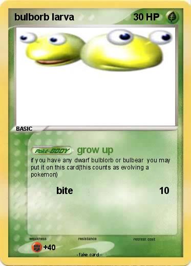 Pokemon bulborb larva