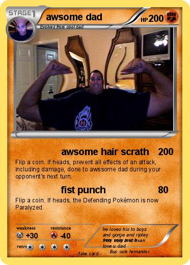 Pokemon awsome dad