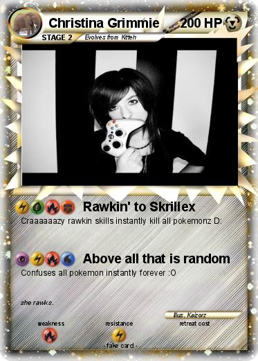 Pokemon Christina Grimmie