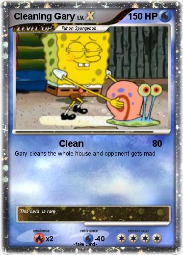Pokemon Cleaning Gary