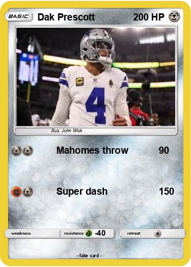 Pokemon Dak Prescott Pokemon Dak Prescott