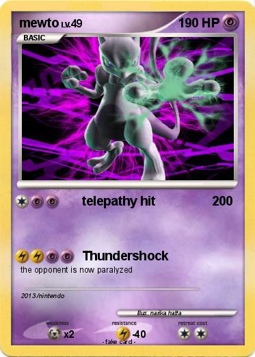 Pokemon mewto