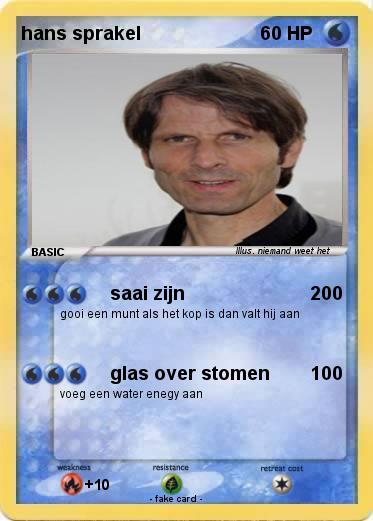 Pokemon hans sprakel