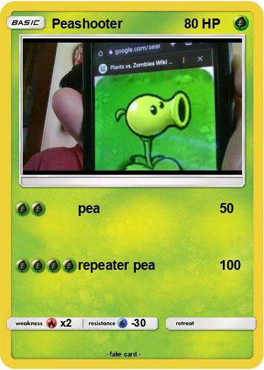 Pokemon Peashooter