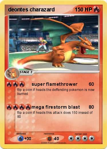 Pokemon deontes charazard