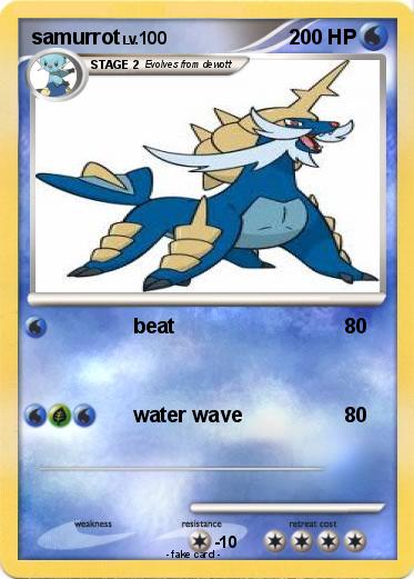 Pokemon samurrot