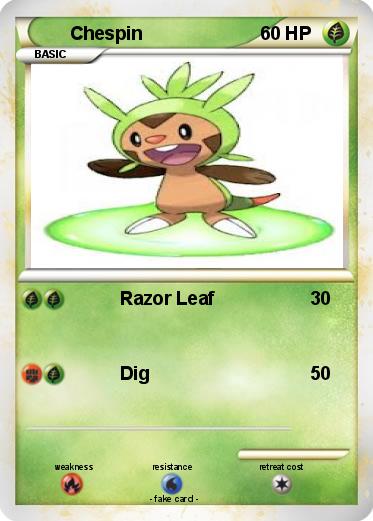 Pokemon Chespin