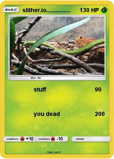 Pokemon slither.io................