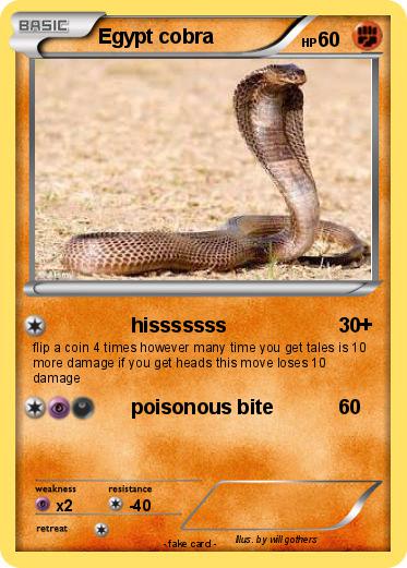 Pokemon Egypt cobra