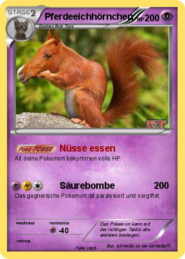 Pokemon Pferdeeichhörnchen