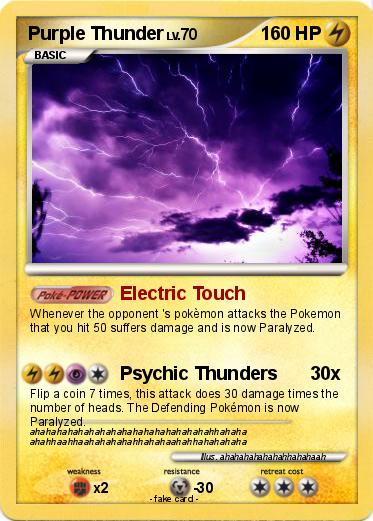 Pokemon Purple Thunder