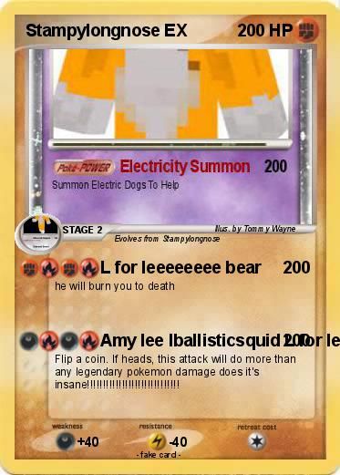 Pokemon Stampylongnose EX